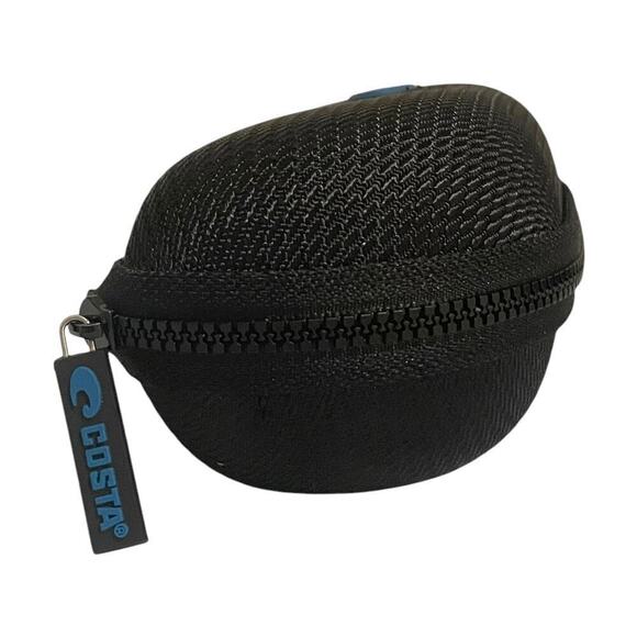 Costa Clam Zip Closure Sunglasses Hard Case Black Fits Most Standard Sizes NEW - Picture 3 of 7